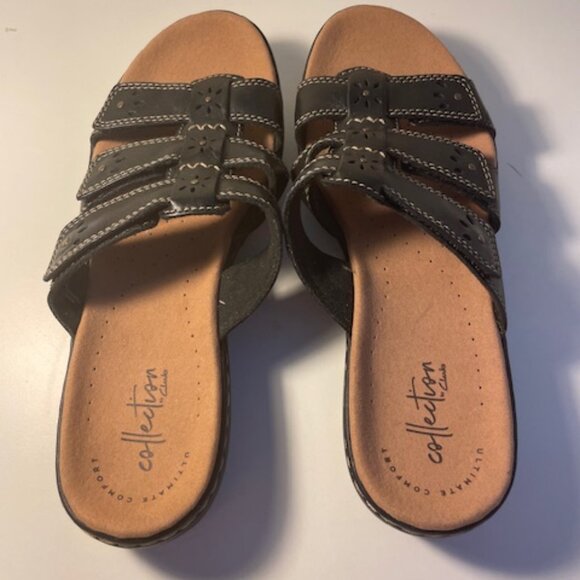 Clarks Womens Leisa Spring Leather Sandal Size 7 NEW - Picture 5 of 5